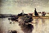The Seine At Lavacourt by Claude Monet